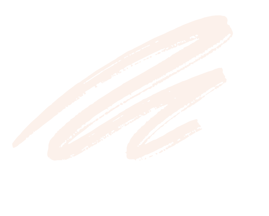 A rough, orange brushstroke on a black background, resembling three diagonal lines.